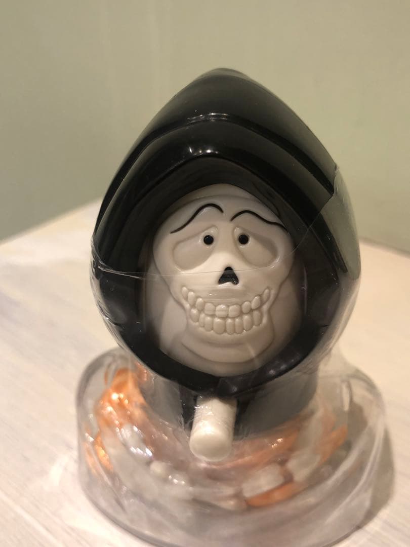 ビンテージ　スカル　髑髏　骸骨　死神　grim reaper ハロウィン　レトロ