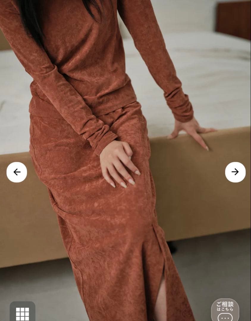 【美品】 STRATA エストラータ トリアセベロアナロースカート＆トップス