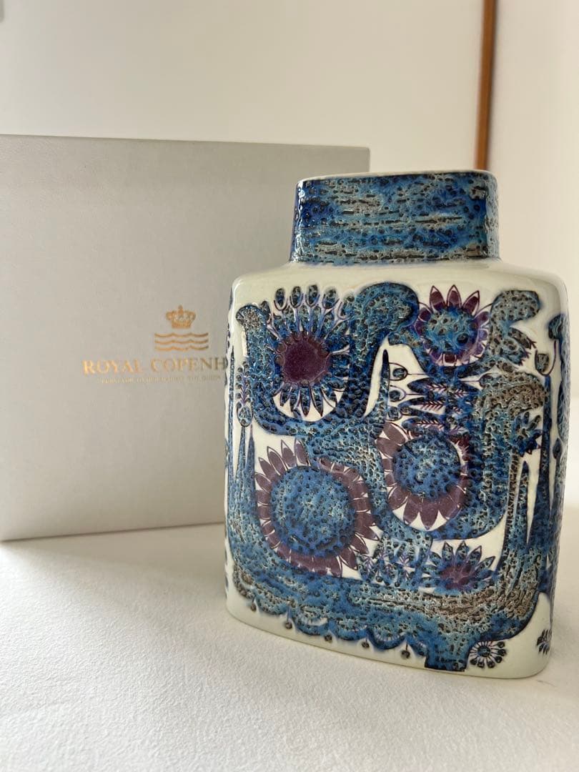 ロイヤルコペンハーゲン テネラ バッカ 花瓶