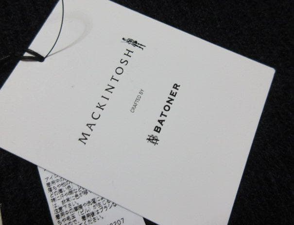 バトナー BATONER マッキントッシュ MACKINTOSH マフラー 紺