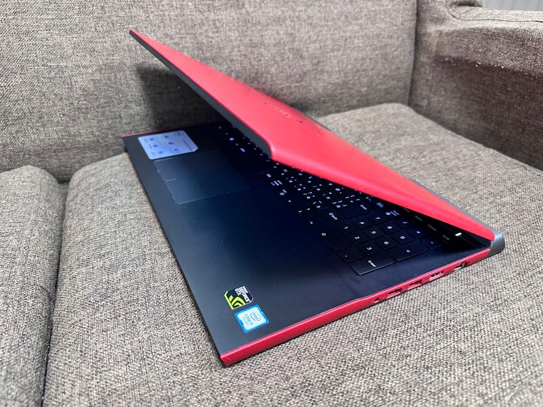 Dell 赤 ノートPC ゲーミングノート　GTX 1050Ti 15.6インチ