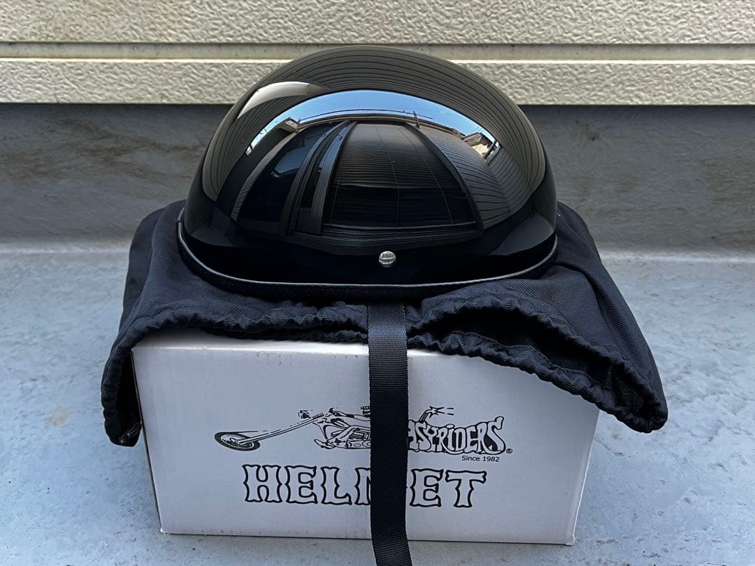 イージーライダース　アウトロー2ヘルメット ブラック　綺麗　販売終了