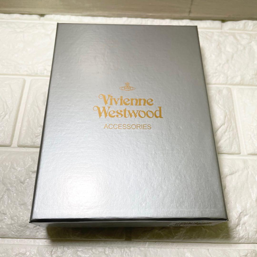 【新品・未使用】ヴィヴィアンウエストウッド　三つ折財布　ブラック