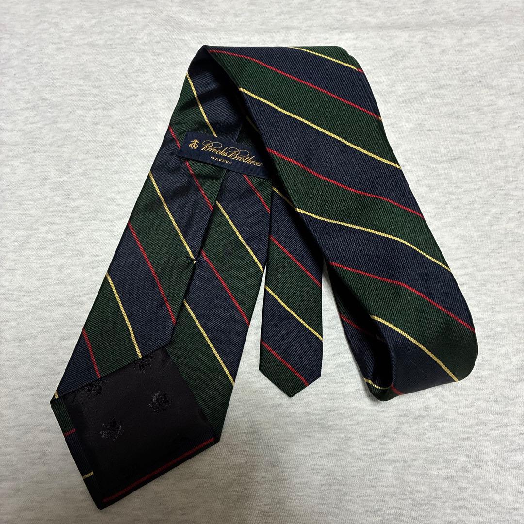Brooks Brothers MAKERS レジメンタル ネクタイ