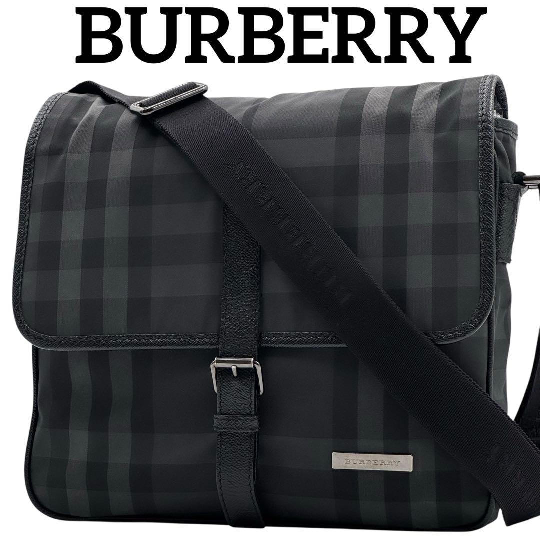 【美品】BURBERRY バーバリー　ショルダーバッグ　メッセンジャーバッグ