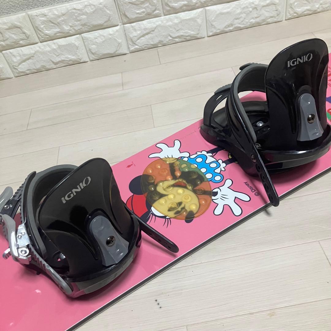 115cm/Hart ハート ディズニーコラボ ミニーマウス スノーボードセット