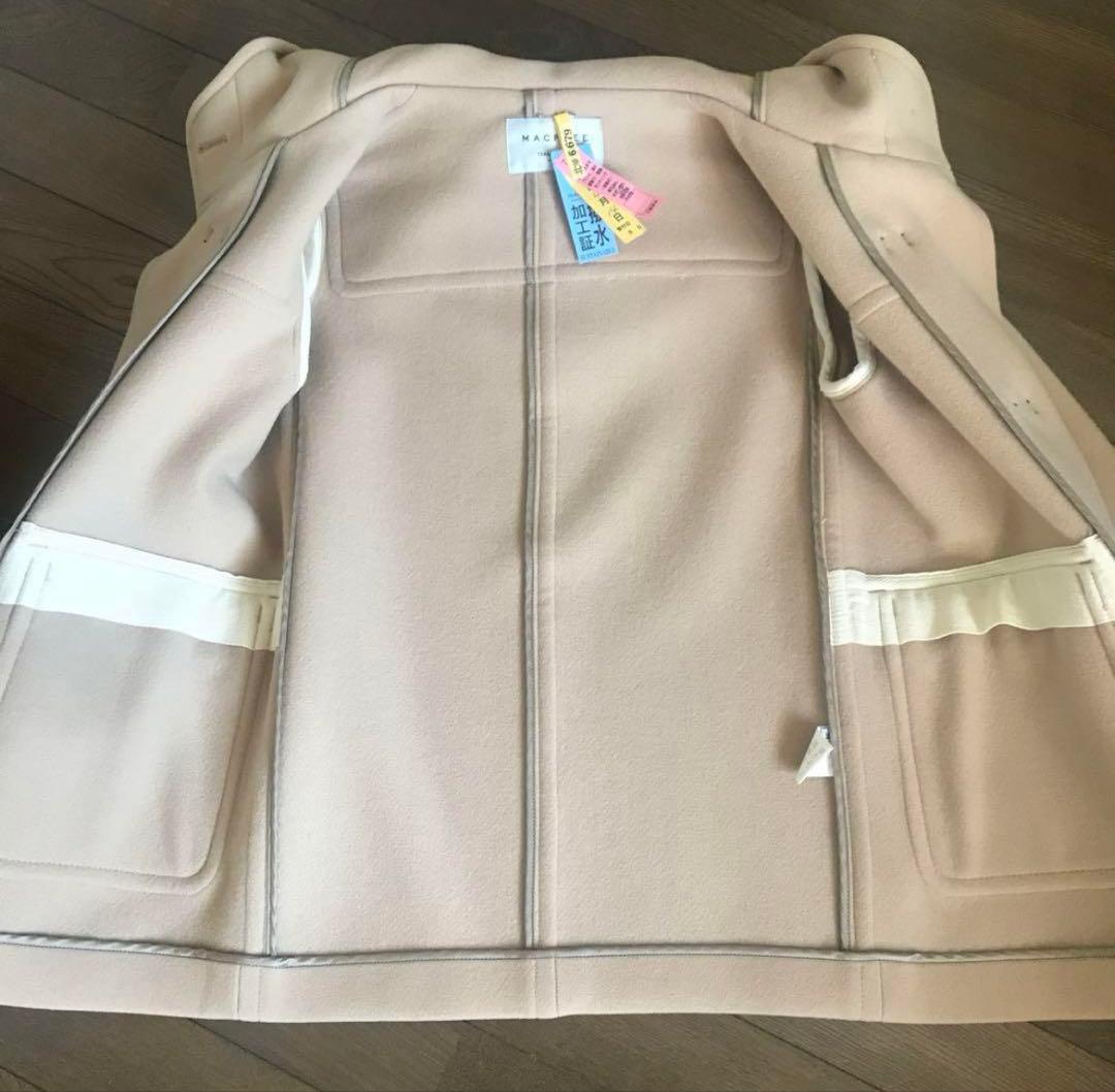 今週までトゥモローランド MACAPHEE ダッフルコート ベージュ36