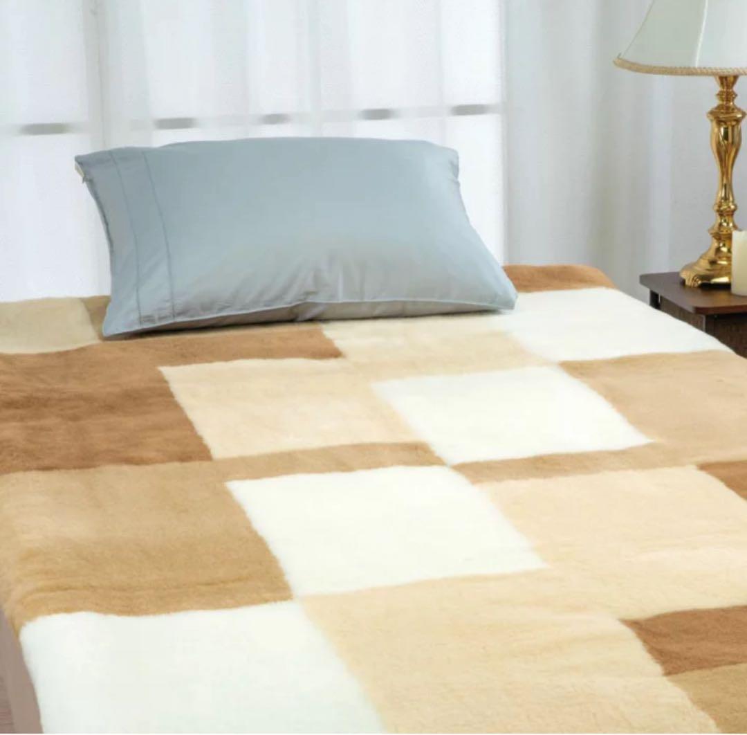 【新品未使用.タグ付き】高級　ロマンス小杉 ムートンシーツ