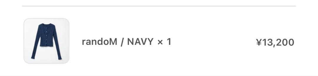 トップス SHISHIKUI randoM / NAVY