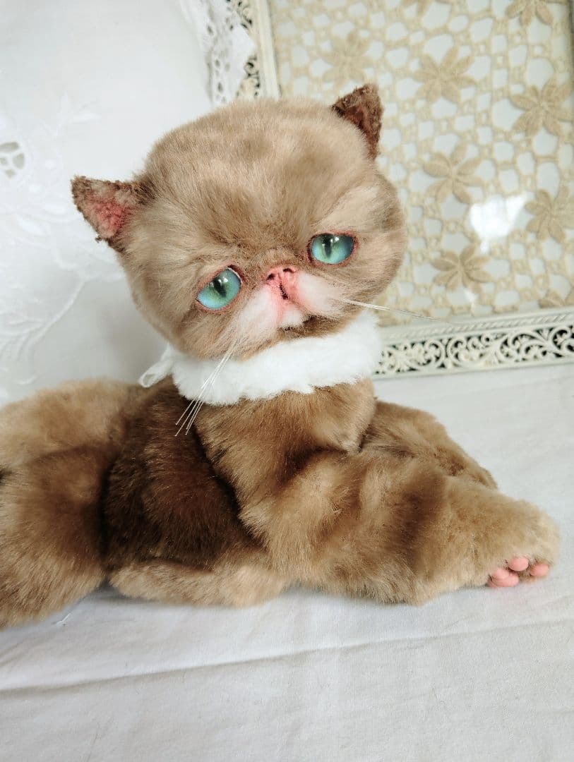 eriちゃんオーダー❤高級ファー♡エキゾチック子猫ちゃん♡アートドールぬいぐるみ