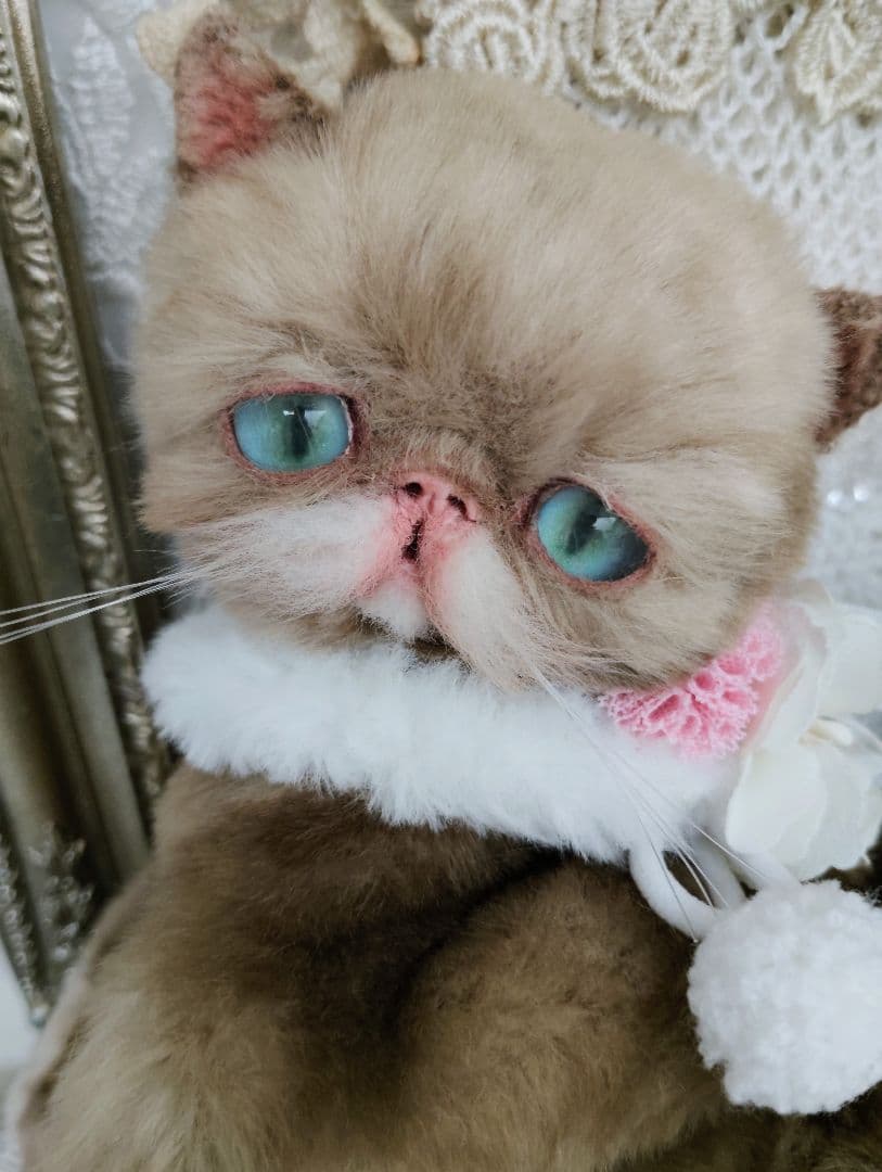 eriちゃんオーダー❤高級ファー♡エキゾチック子猫ちゃん♡アートドールぬいぐるみ