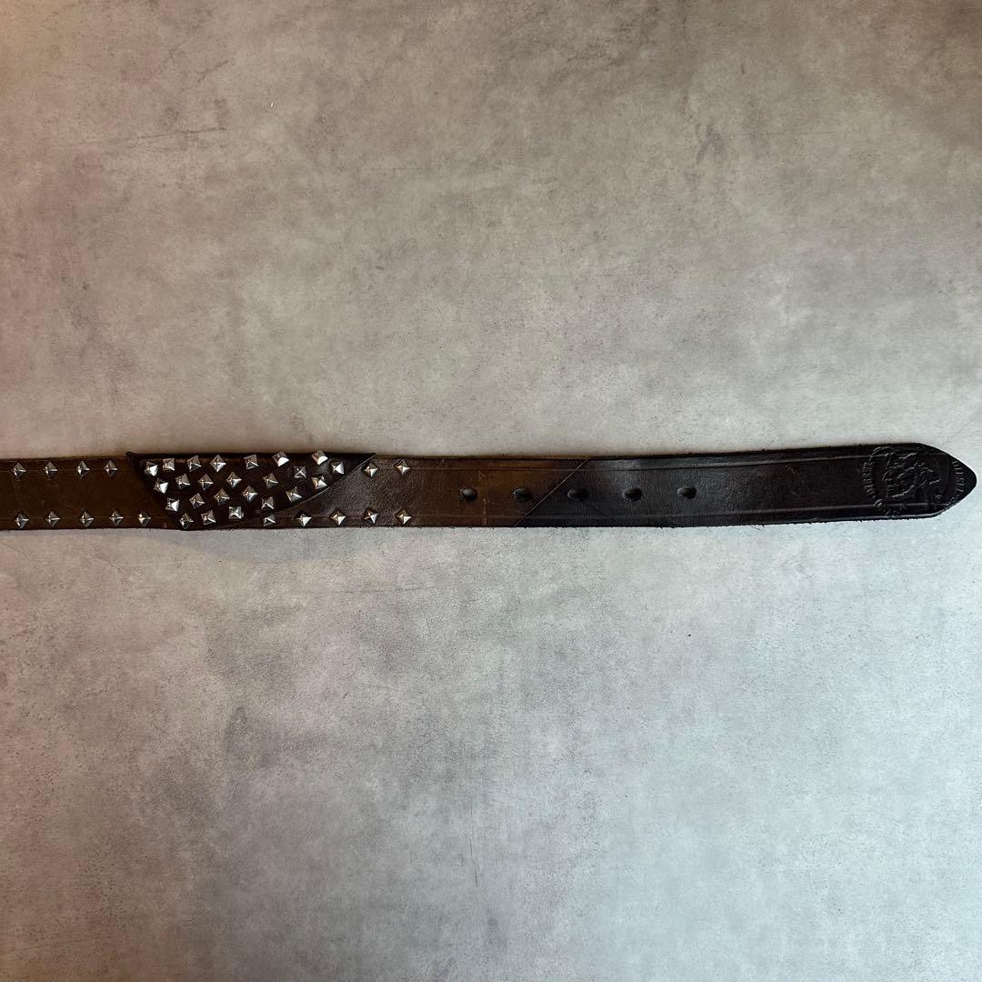 小物 archive DIESEL Rock Studs Leather belt
