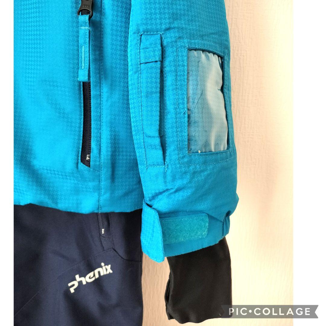 美品☆phenix アルペンモデル　スキーウェア ボーイズ130 青紺　上下