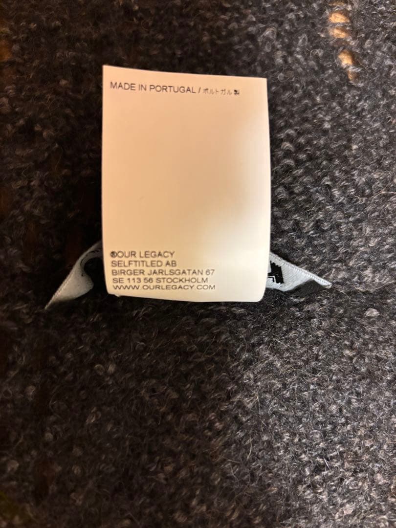 Our Legacy Triangle scarf ストール　深水光太着用