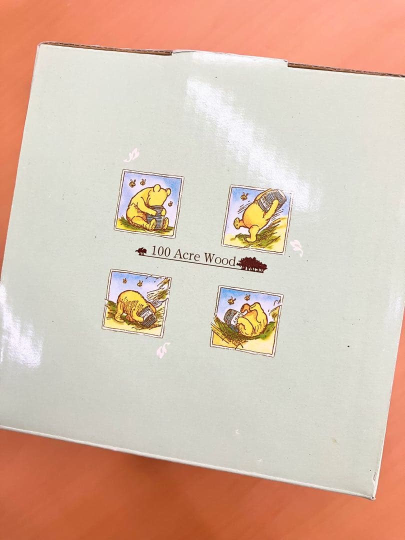 ディズニー クラッシックプー 置き時計 化粧箱付 電池交換 動作確認済 プーさん