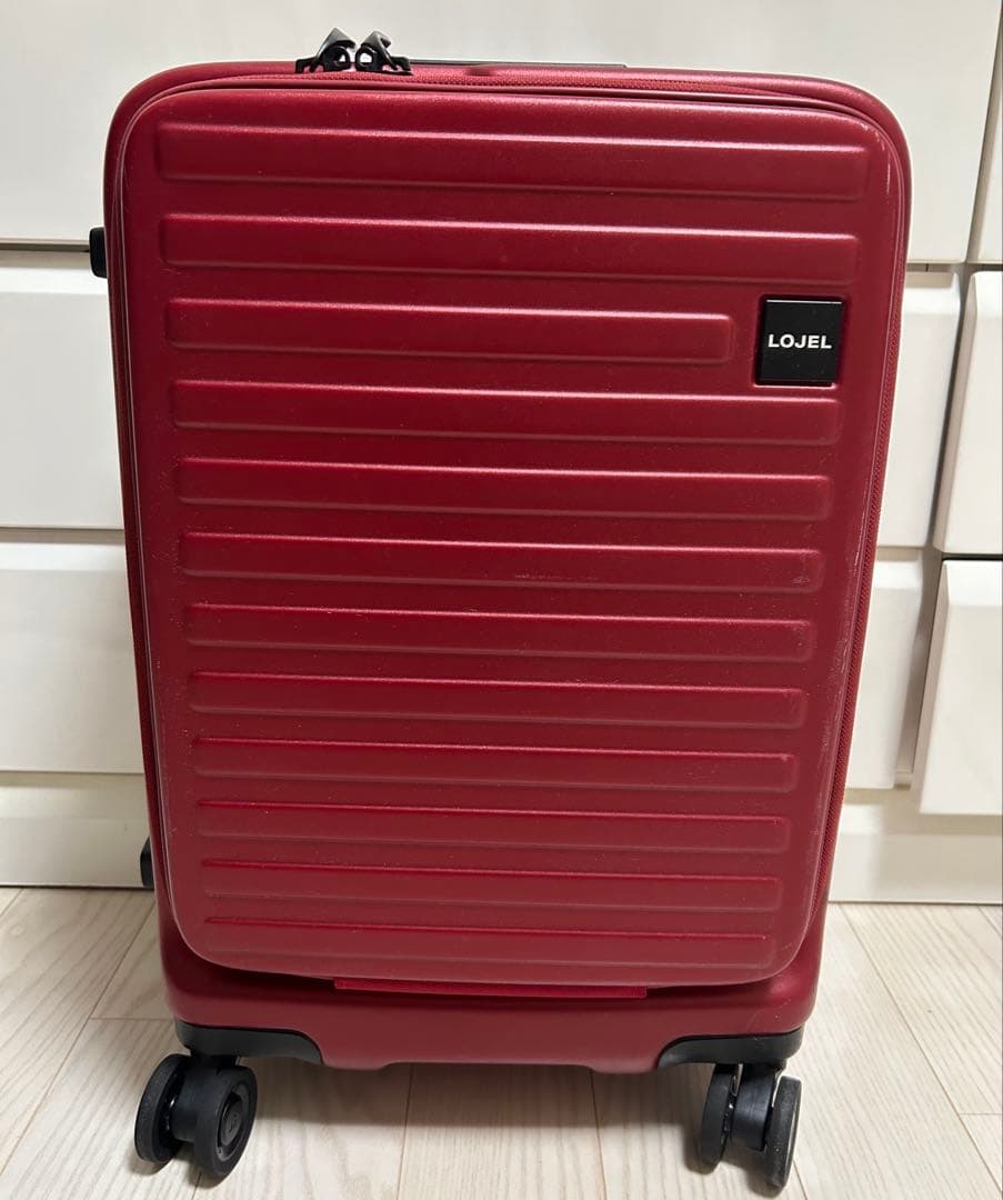 Lojel Cubo S スーツケース　機内持ち込み バーガンディ　赤