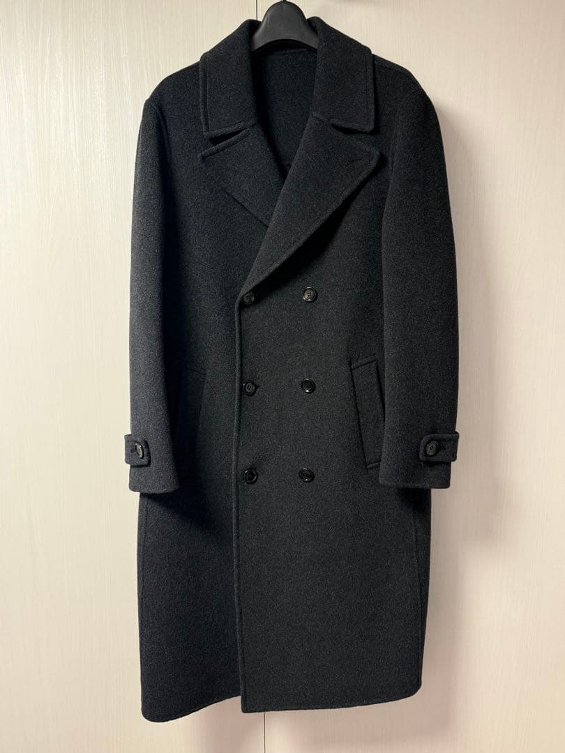 tomorrowland knott カシミヤ混ダブルブレステッドコート