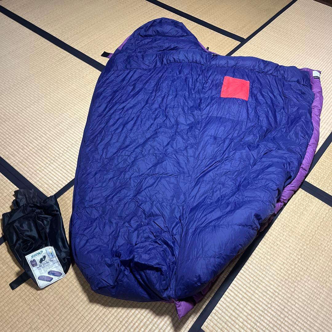 【レア ビンテージ】SIRIO シリオ ダウンシュラフ ダックダウン500g秋冬