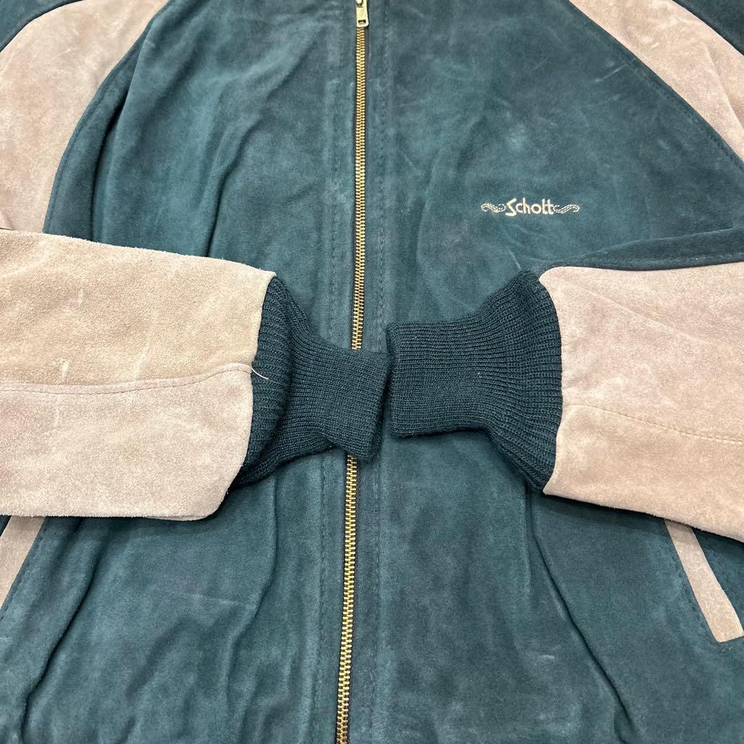 ロメ男　SCHOTT 70s IDEAL ロゴ刺繍 スエード 40 米国製