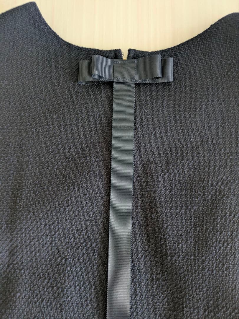 ☆新品未使用☆ローズティアラ 裾フリルジャンパースカート 濃紺 46