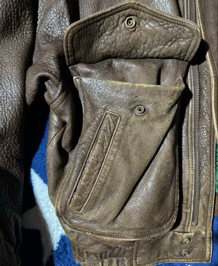 90s leather jacket g1 a2 本革