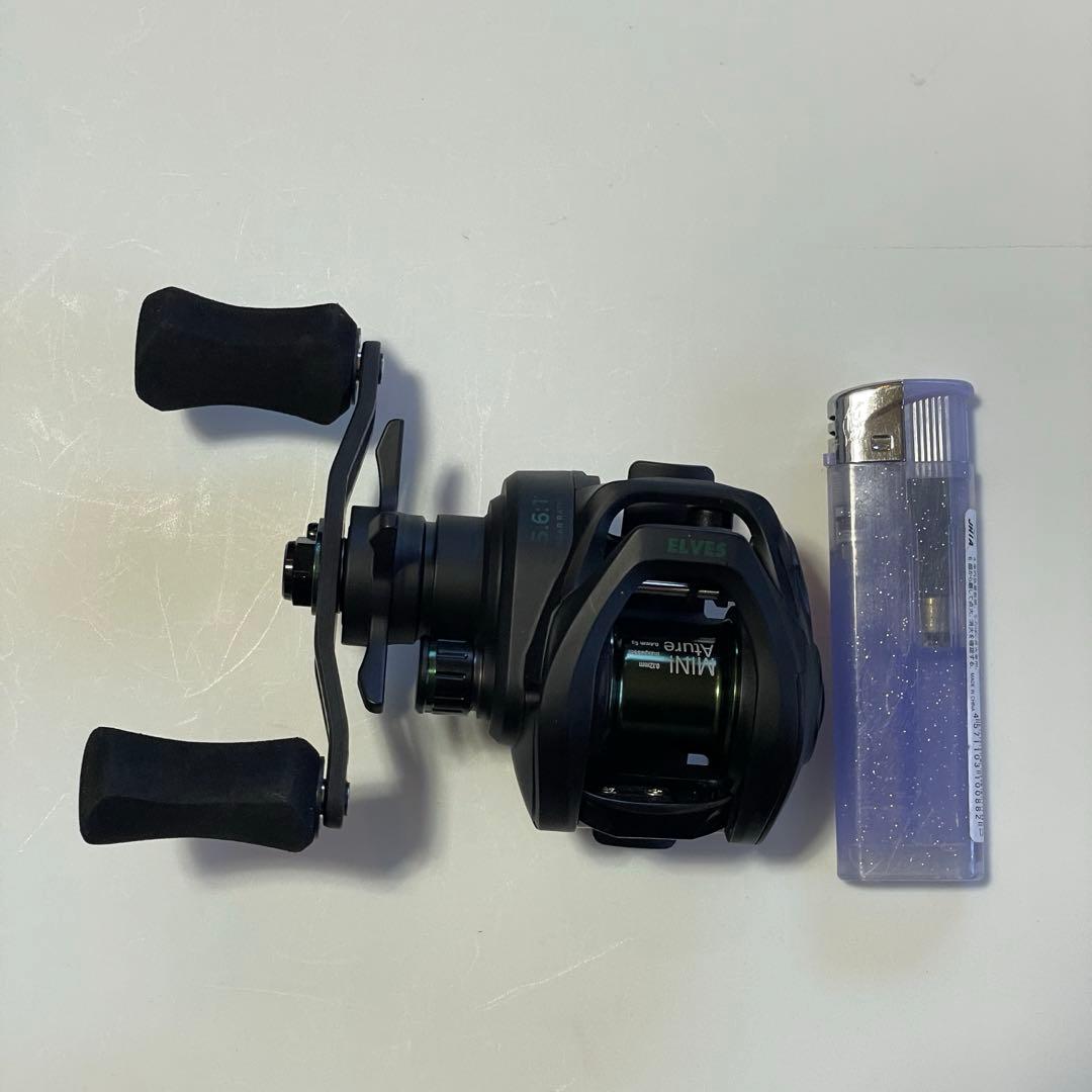 超小型　ベイトフィネスリール　フォレスト　エルブス　左ハンドル　替スプール付
