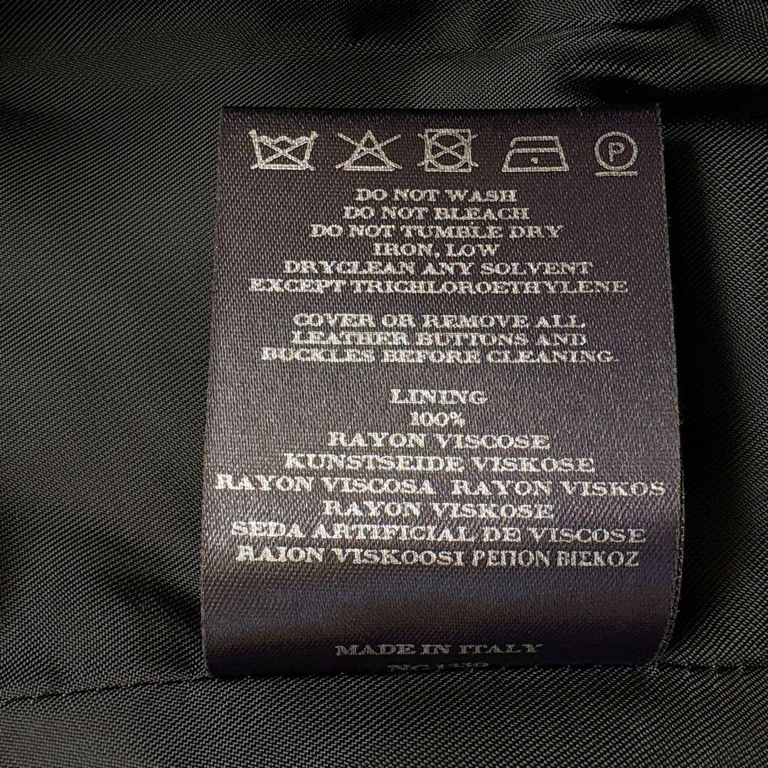 極美品✨バーバリーロンドン　カシミヤ混　スタンドカラーロングコート　ブラック