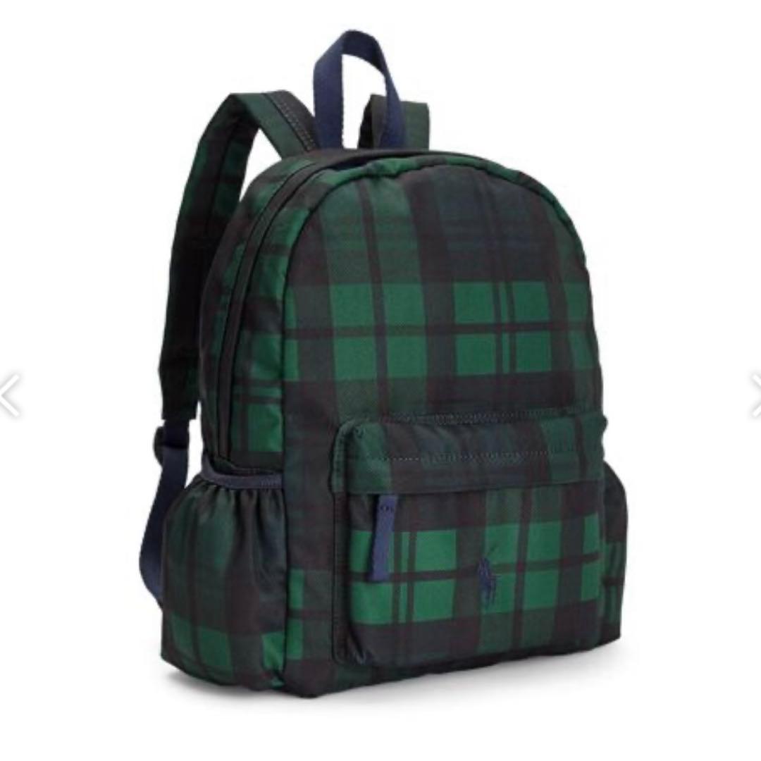 【新品】POLO ラルフローレン　キッズリュック　ビッグポロ　チェック