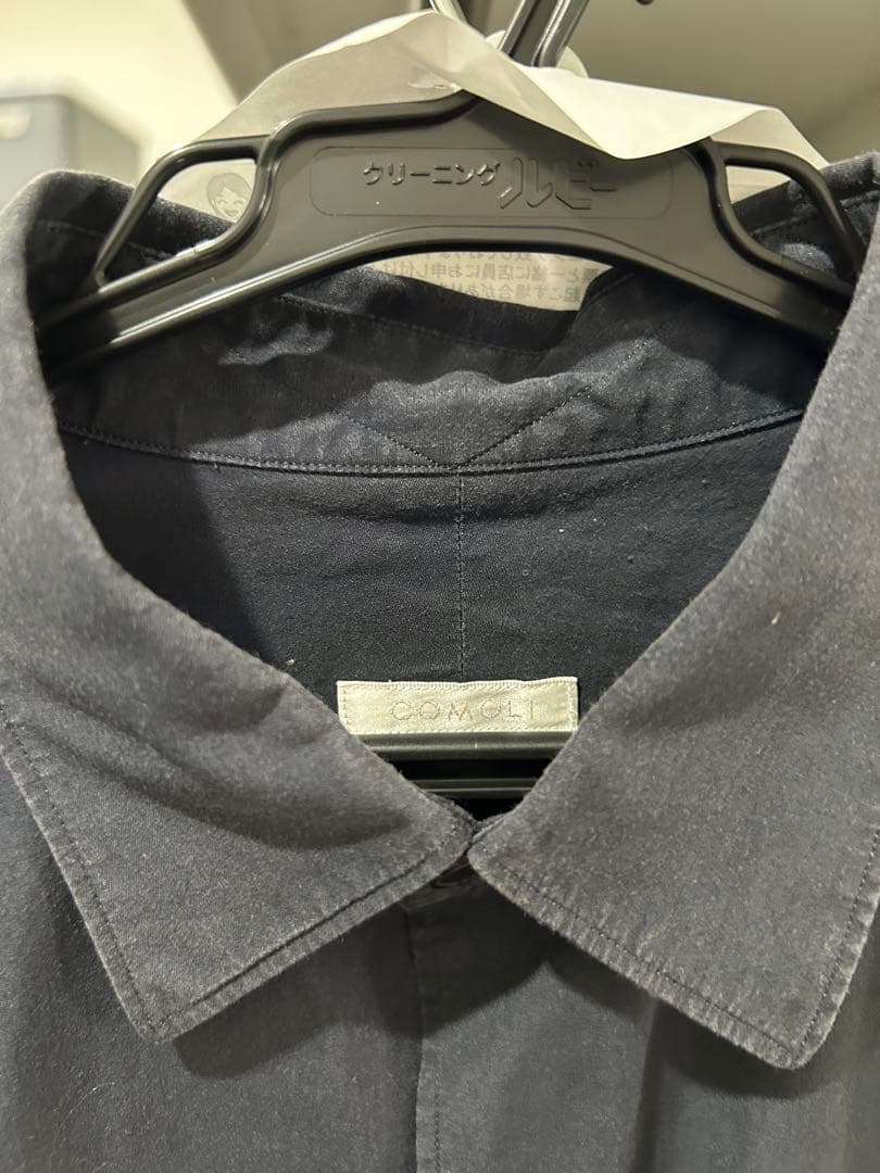 24ss コモリシャツ size1 ネイビー