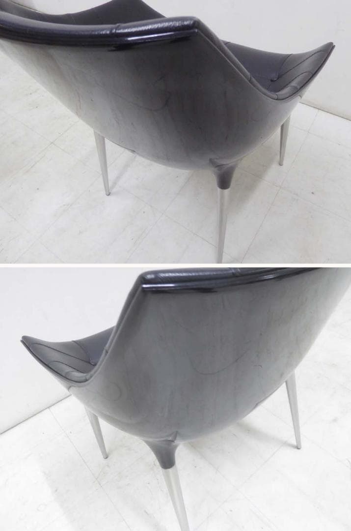 正規品 美品■Cassina■246 PASSION レザーダイニングチェア-2