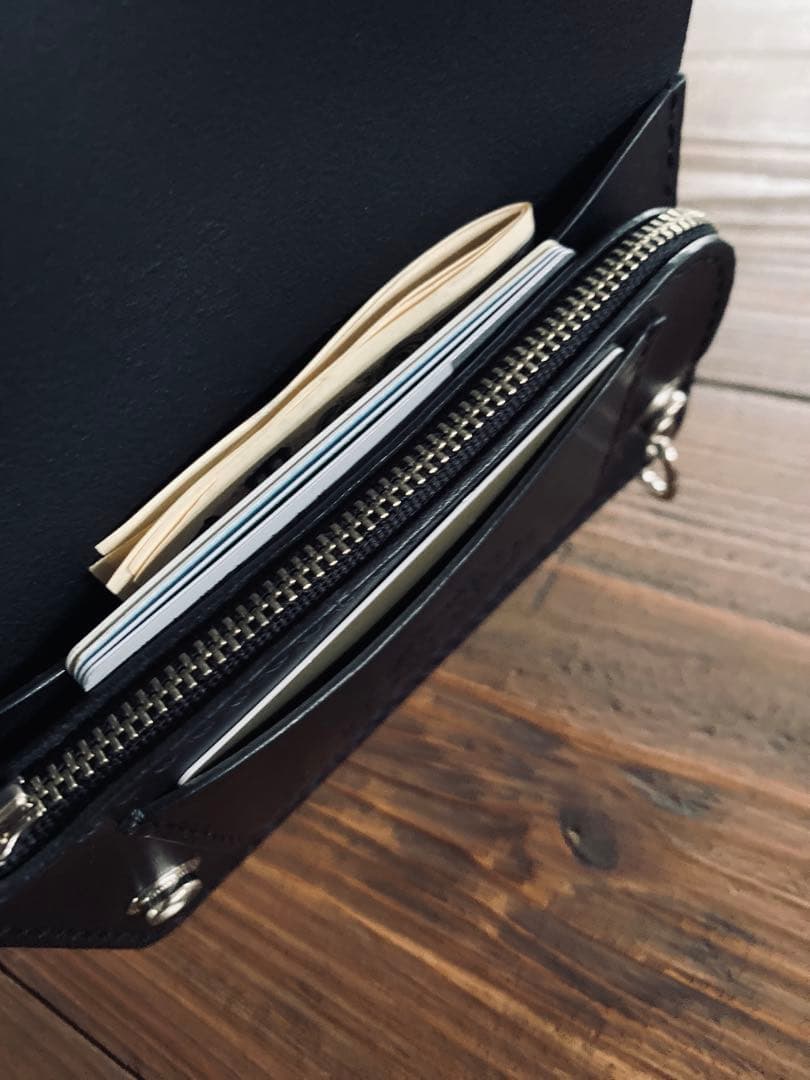 【ブルガロ】TM01-77ミドルトラッカーウォレット&鉄製チェーン付き