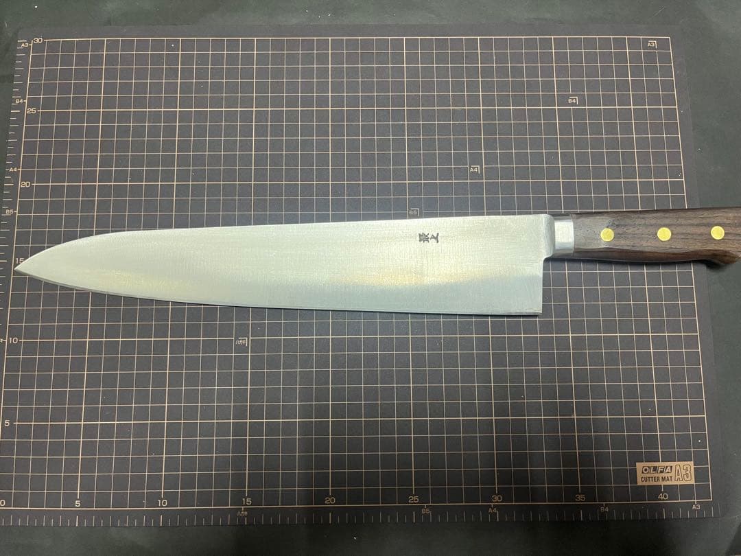 正本総本店 最高級炭素鋼 最上 牛刀 包丁 33cmハンドル 紫檀 正本 新品