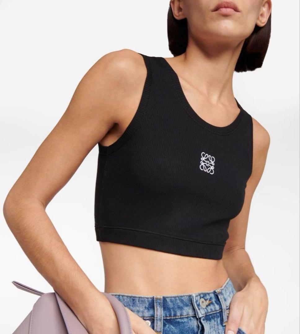 【お値下げ○】【正規品】LOEWE ロエベ　クロップド　アナグラム　タンクトップ