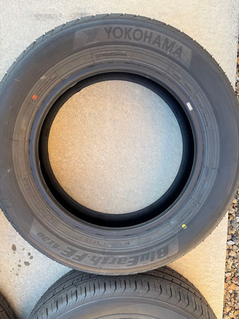新車外し 185/65R15 2025年製ブルーアースFE 走行3キロ