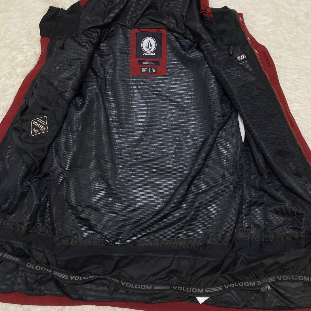 【美品】VOLCOM ボルコム GORE-TEX ￼jacket ボルドー S