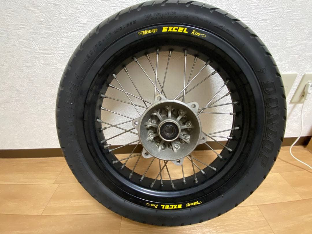 期間限定価格カワサキ　D-TRACKER250 17インチ純正リアホイール　美品