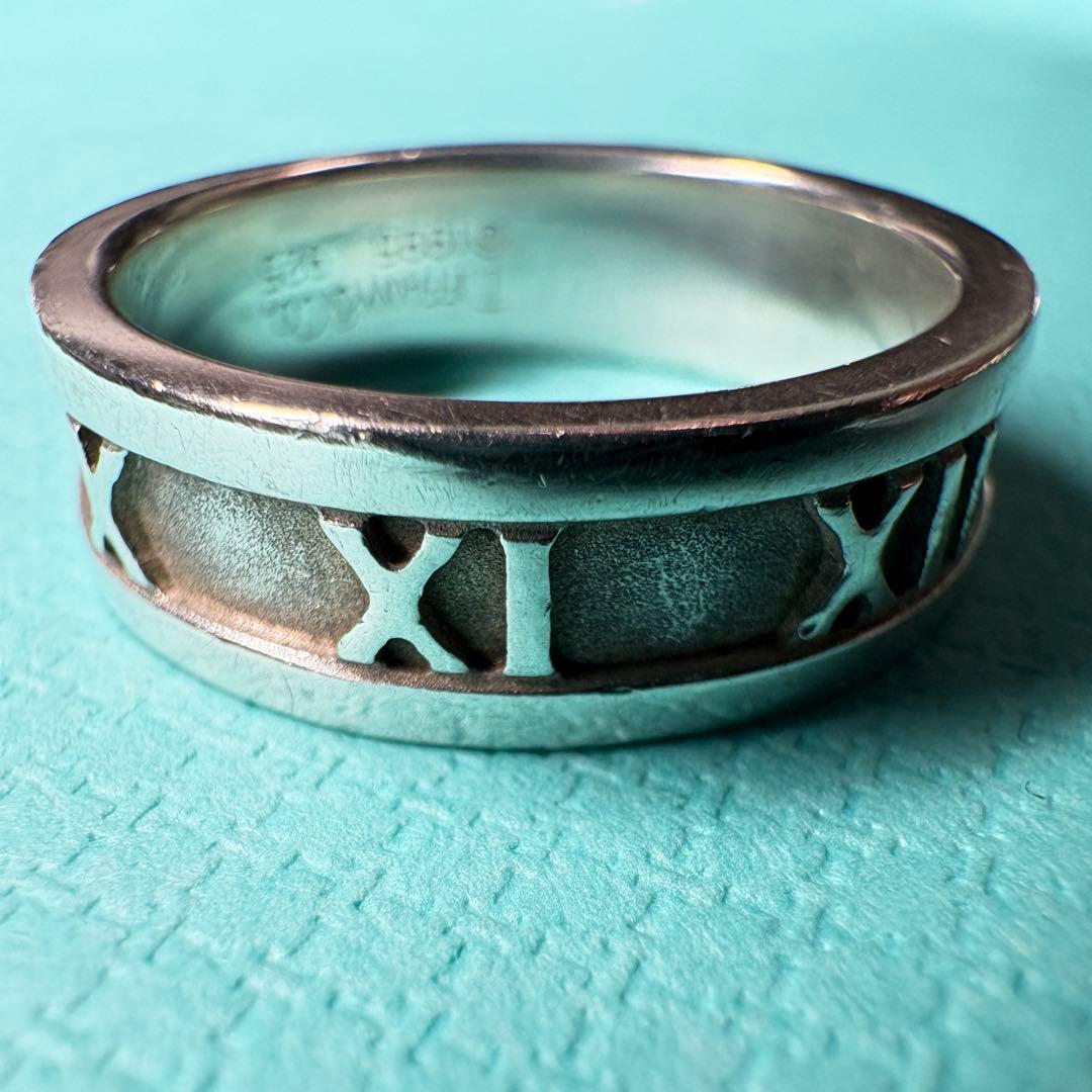 【美品】約15号 ティファニー Tiffany アトラス リングSV925