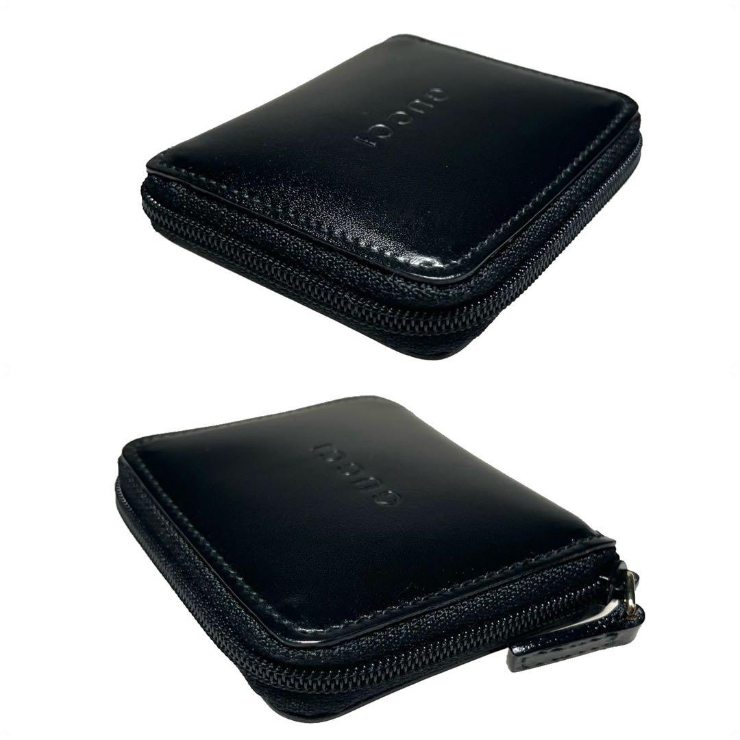 極美品　GUCCI ロゴ　ケース コンパクトジップ a494