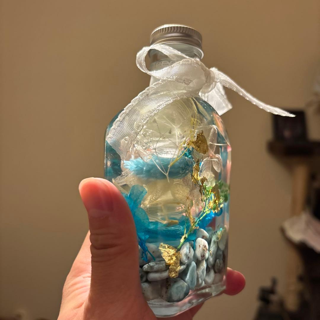 ラリマーのパワーハーバリウム！綺麗！