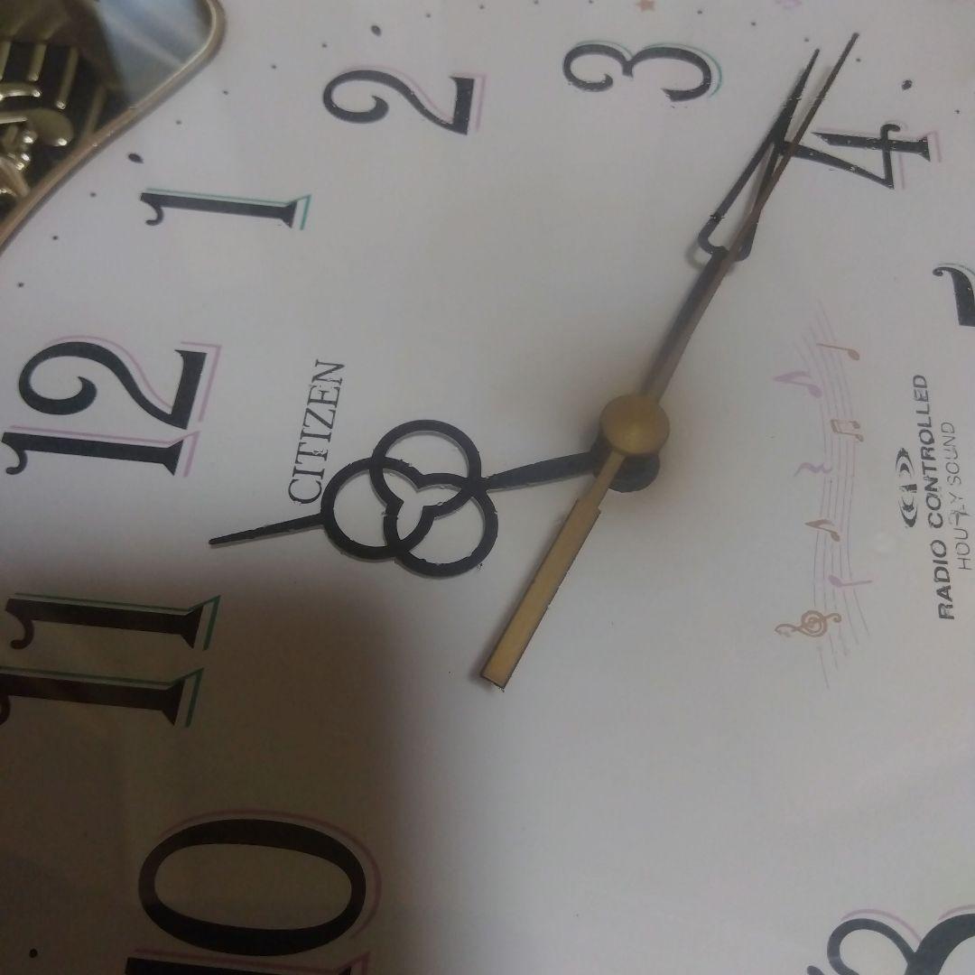 CITIZEN音楽モチーフ 掛時計RADIO CONTROLLED からくり時計