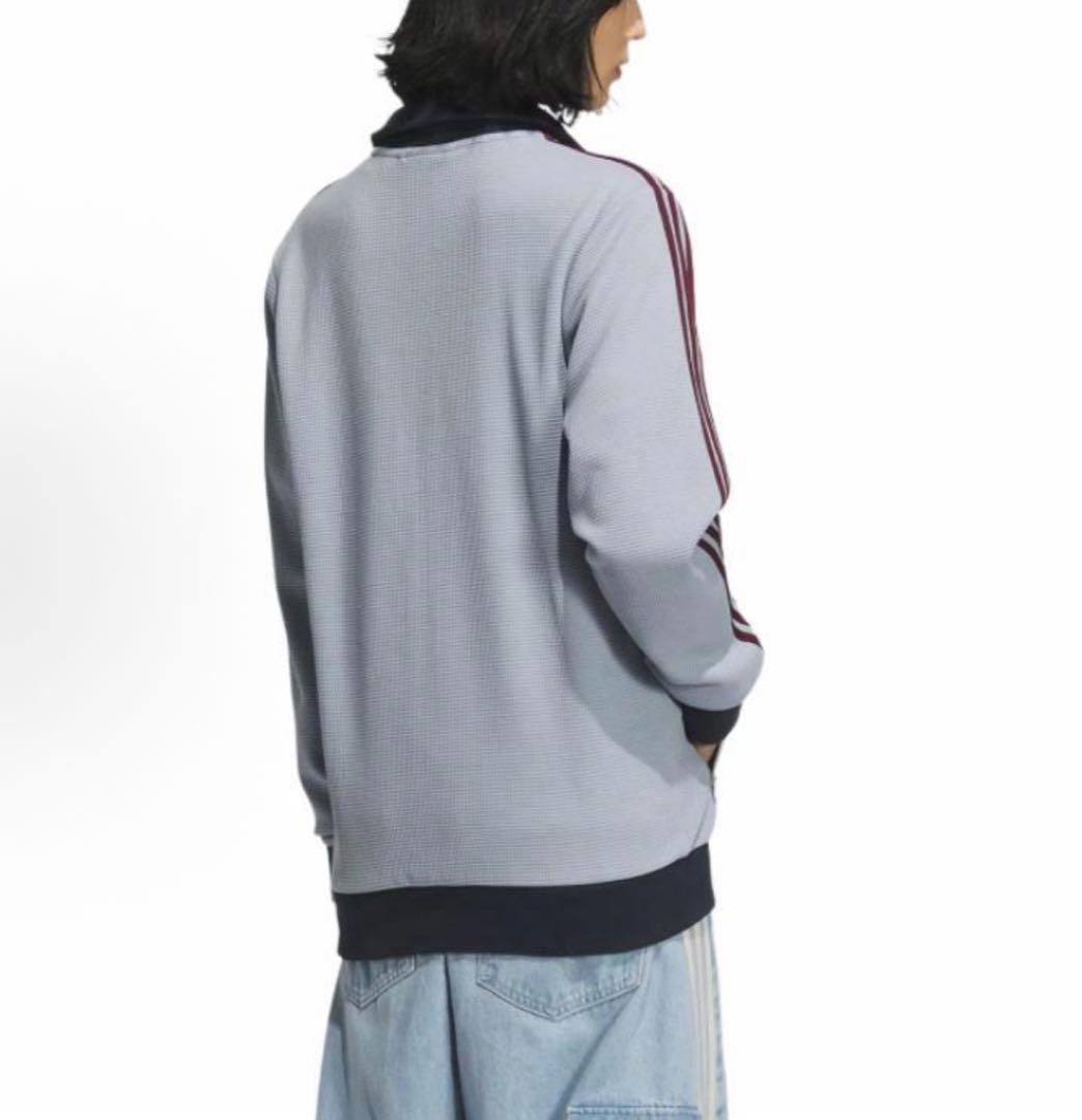 日本未発売M adidas 長袖ジャケット シルバーグレー KB8953