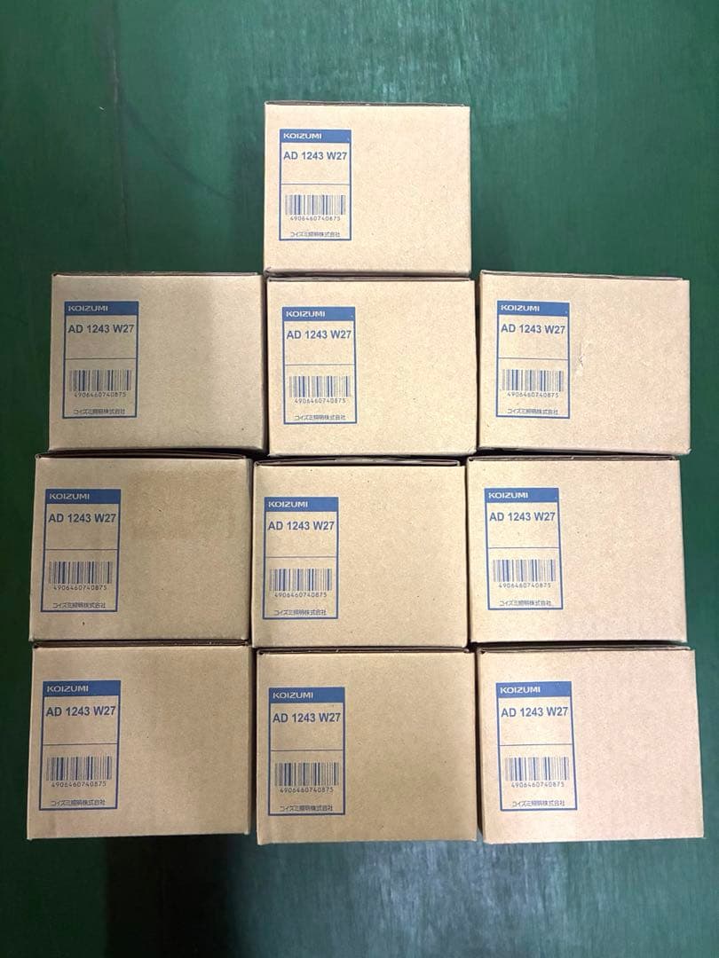 【10台セット】AD 1243 W27 ダウンライト 5.5W 電球色75φ