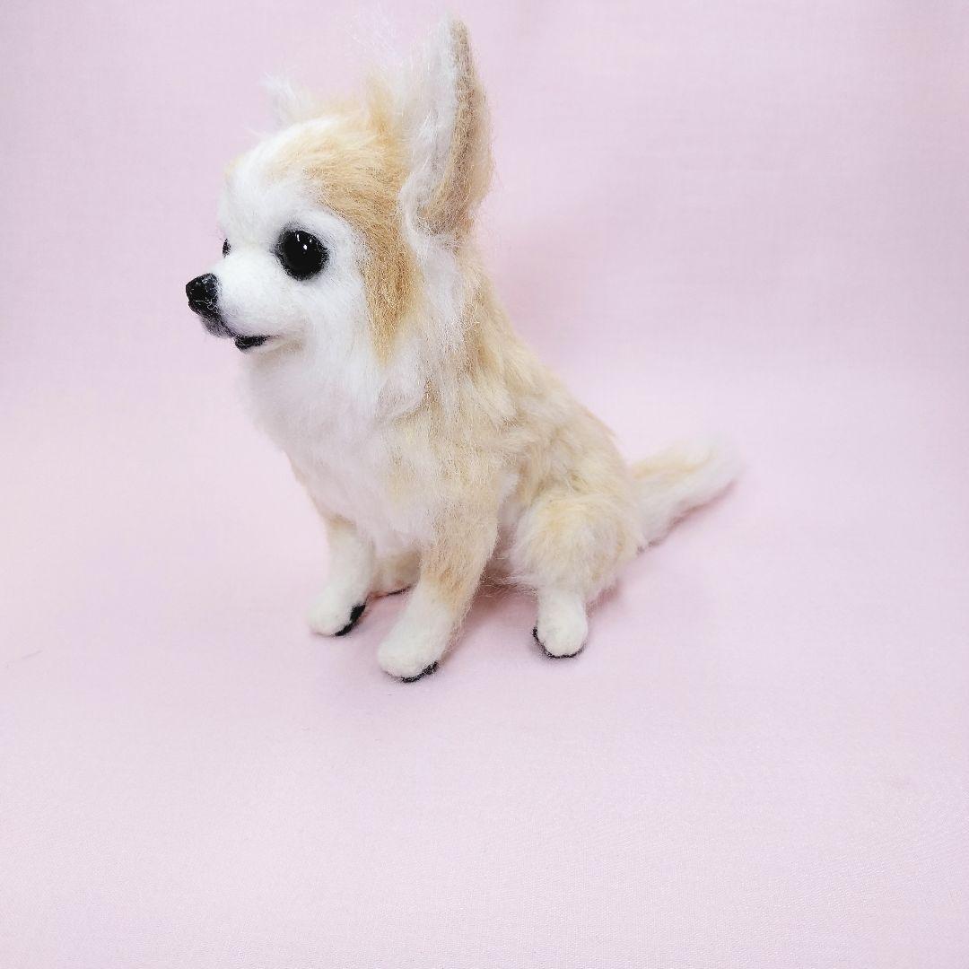 あぃん様 羊毛フェルト チワワ ハンドメイド 犬