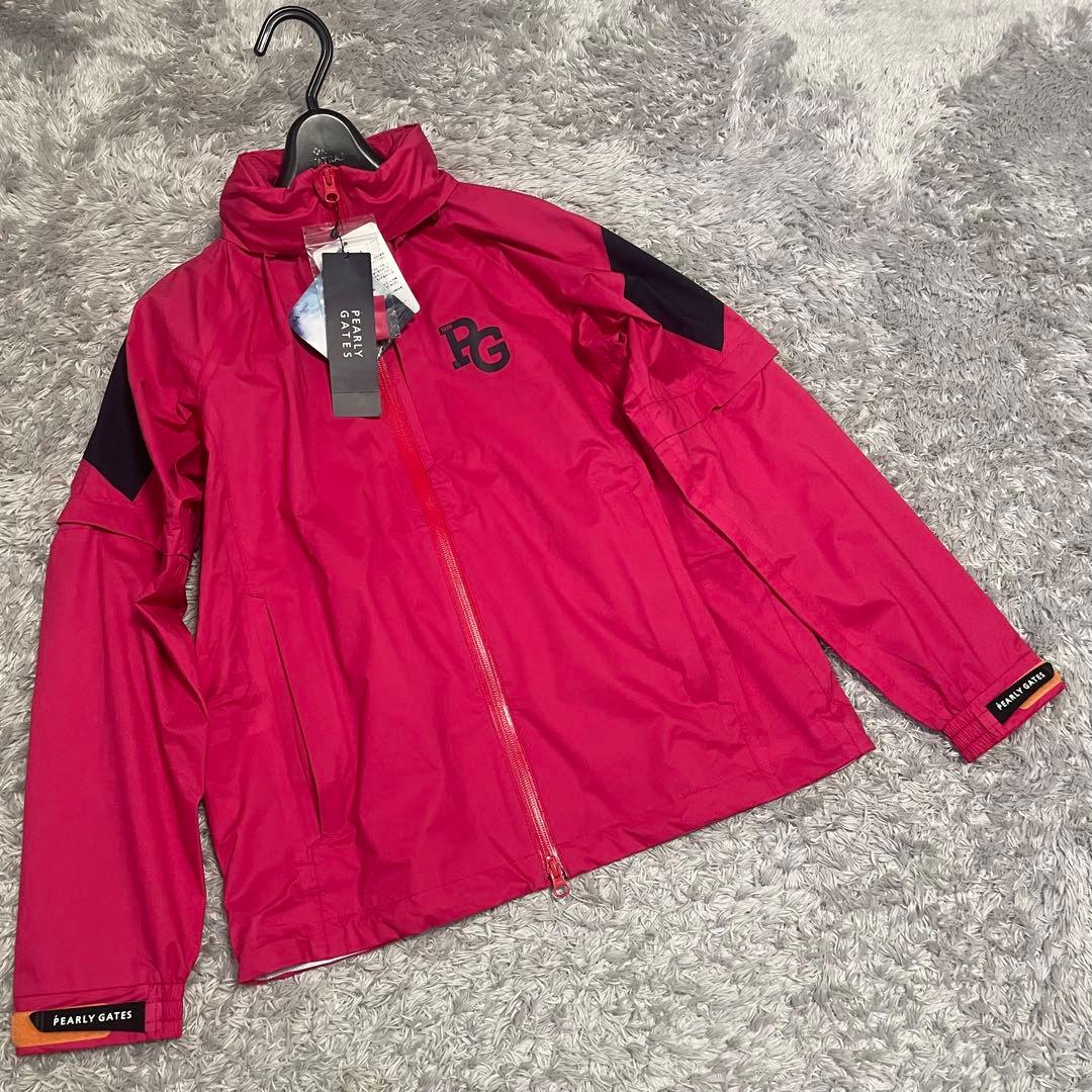 新品タグ付　パーリーゲイツ 4way レインジャケット AQUAX 撥水防水透湿