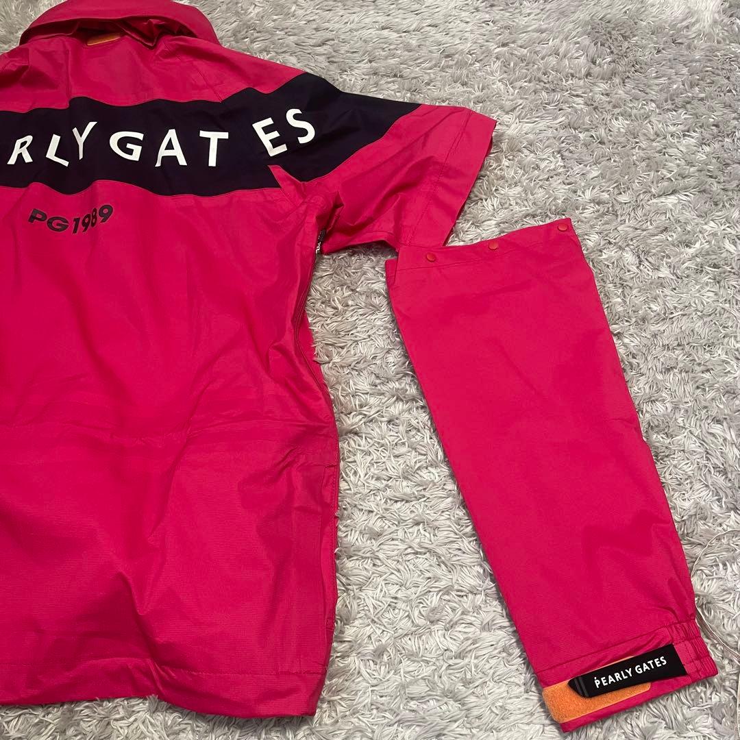 新品タグ付　パーリーゲイツ 4way レインジャケット AQUAX 撥水防水透湿