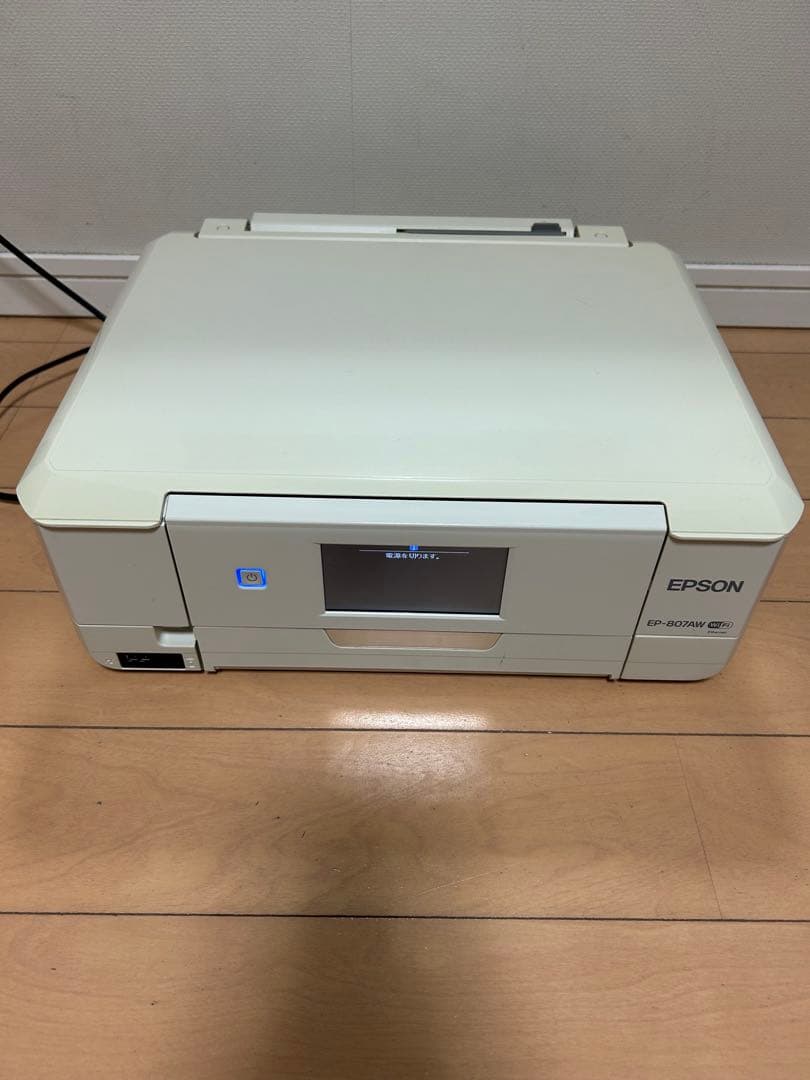 ジャンク品　EPSON EP-807AW インクジェットプリンター ホワイト