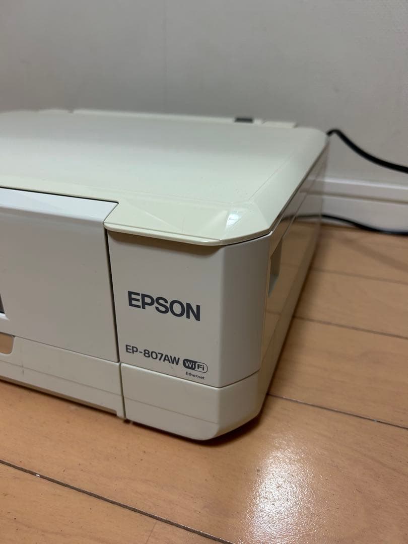 ジャンク品　EPSON EP-807AW インクジェットプリンター ホワイト