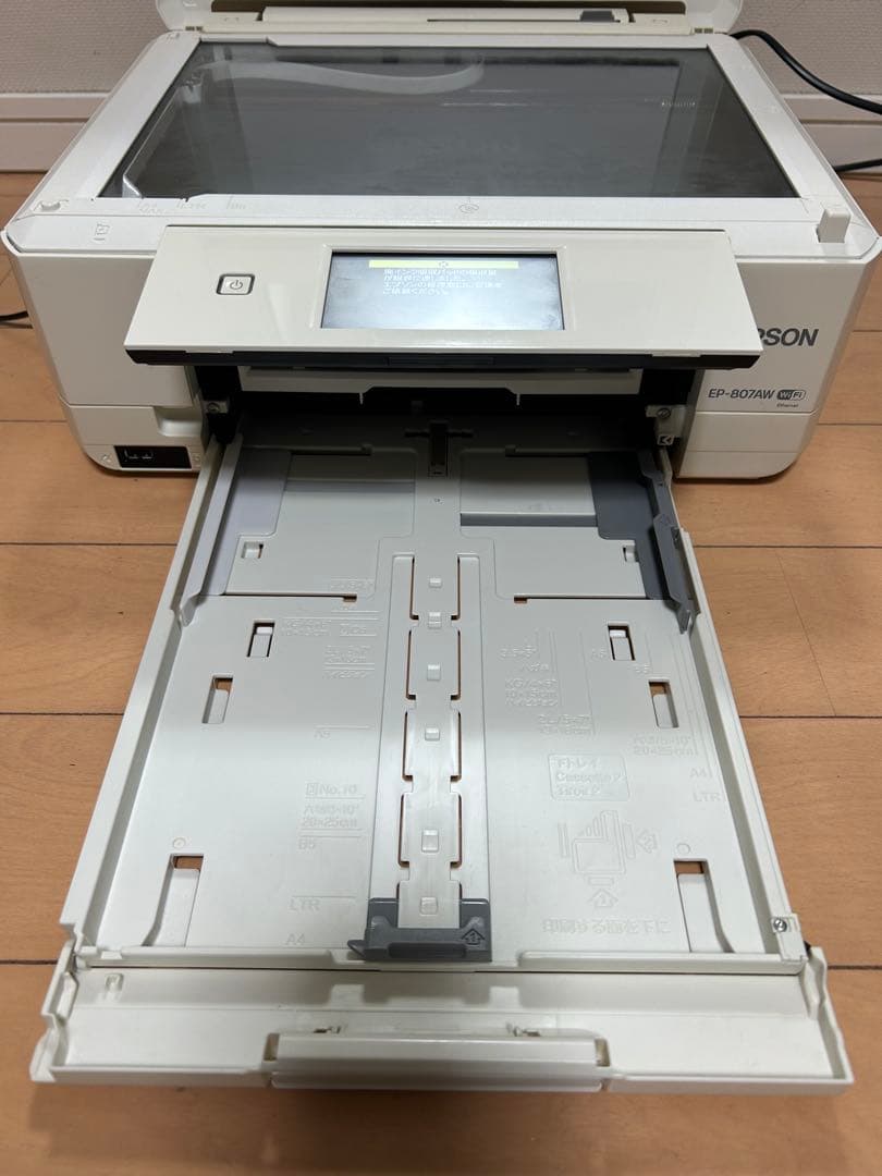 ジャンク品　EPSON EP-807AW インクジェットプリンター ホワイト