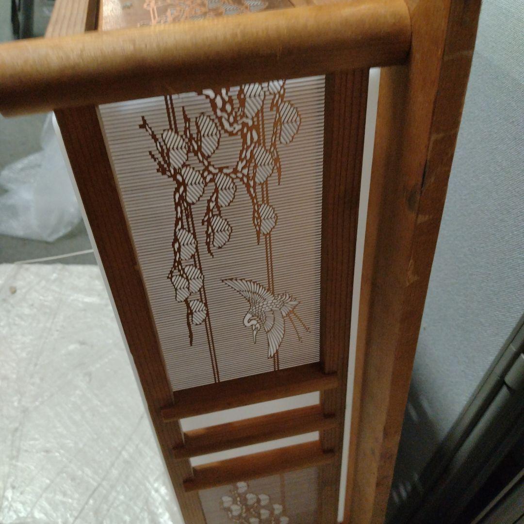 F　天井照明　和風照明　レトロ　木製　吊り下げ　照明器具　YK