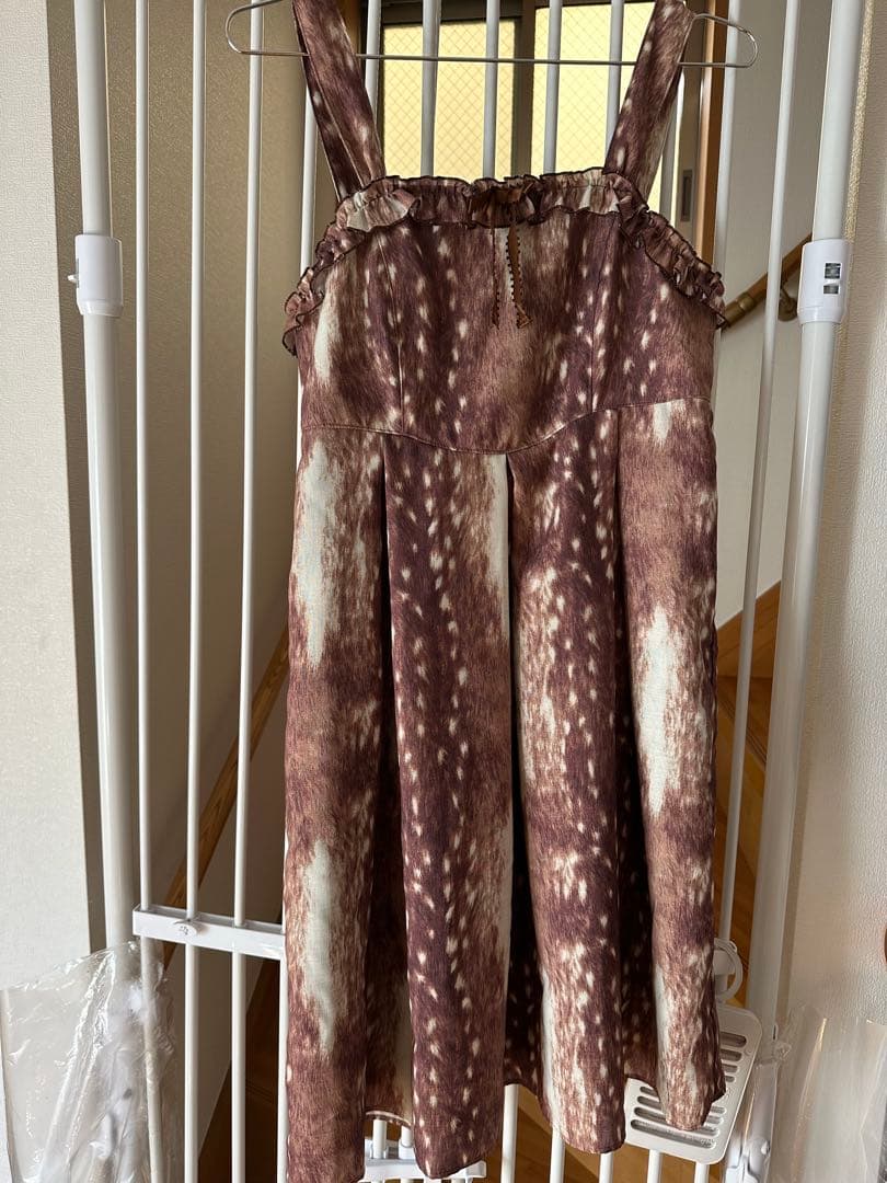 Emily temple cute 鹿柄　fawn fur jsk